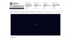 Desktop Screenshot of novanumismatics.com